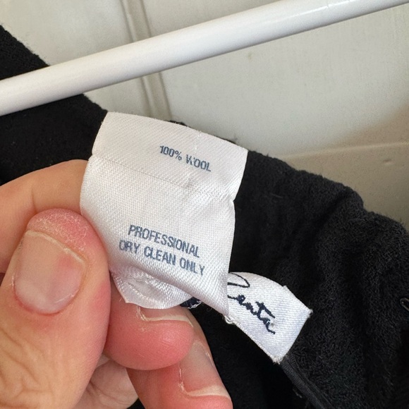 Oscar De La Renta Saks Fifth Avenue black wool dress size 10 - Picture 10 of 10